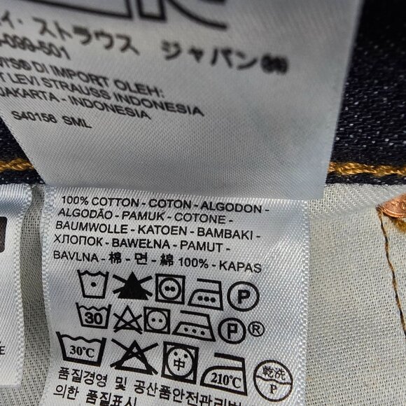 Levis 501 Button Fly Blue Jeans 40X30 Men's Straight Leg‎ Denim - Picture 8 of 10